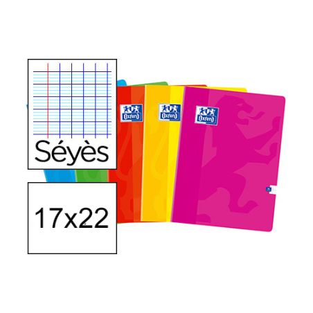 Cahier Oxford grands carreaux 96 Pages A5+