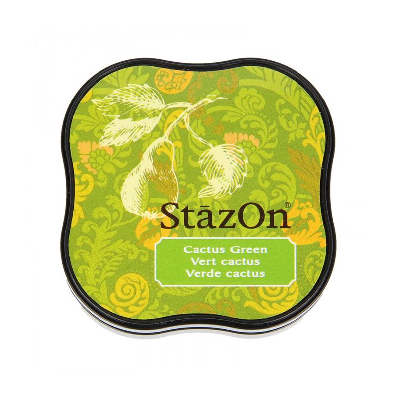 Encreur permanent Stazon Cactus Green 3.8x3.8cm