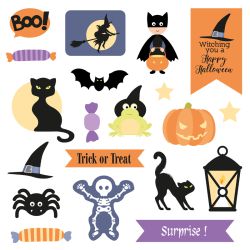 Dies Halloween 42pcs Artémio