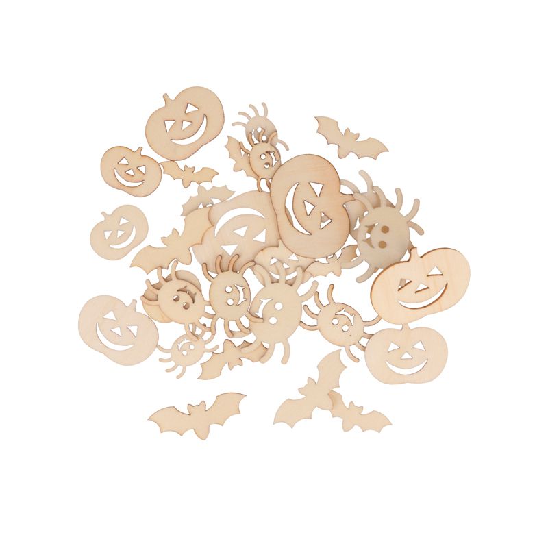 Mini Silhouettes Halloween en bois 30pcs Artémio