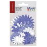 Fleurs en papier mauve 24pcs Artémio