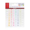 Perles adhésives multicolores 80pcs Artémio