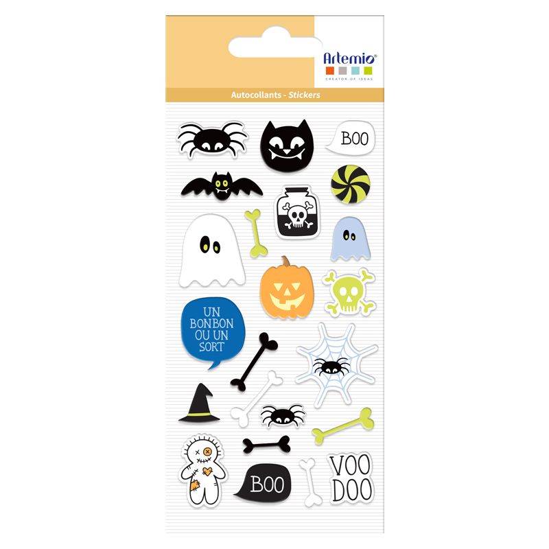 Stickers 3D Puffies Halloween - Artemio