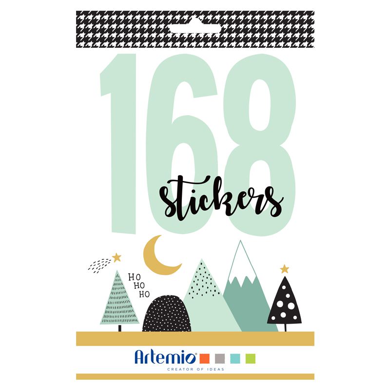 Carnet de 168 Stickers Imagine Christmas - Artemio