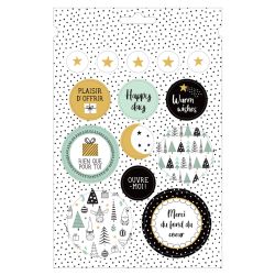 Carnet de 168 Stickers Imagine Christmas - Artemio