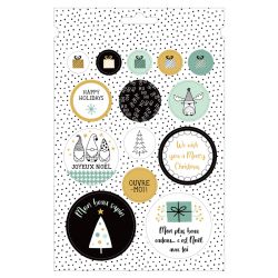 Carnet de 168 Stickers Imagine Christmas - Artemio