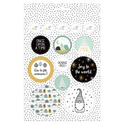 Carnet de 168 Stickers Imagine Christmas - Artemio