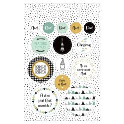 Carnet de 168 Stickers Imagine Christmas - Artemio