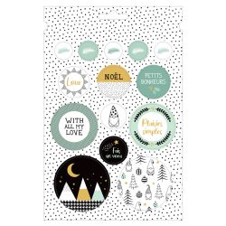 Carnet de 168 Stickers Imagine Christmas - Artemio