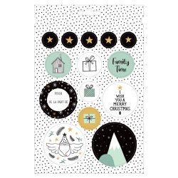 Carnet de 168 Stickers Imagine Christmas - Artemio
