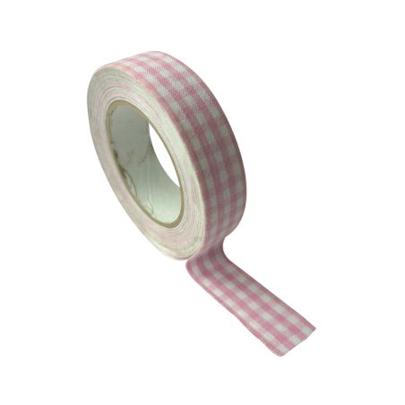 Masking tapeTissus Vichy rose Graine créative