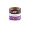3 Tapes et Glitters Galaxie 2x5m 1x2m - Graine Créative