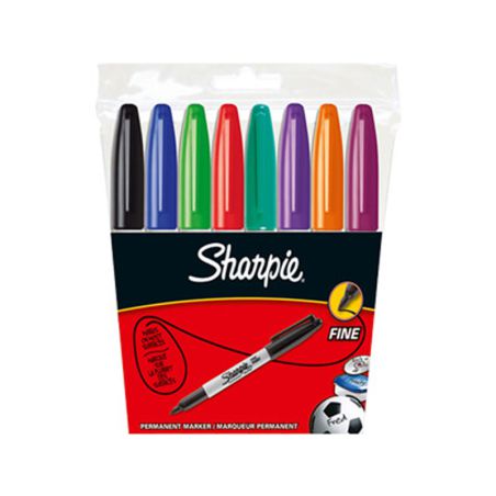8 Marqueurs Permanents - Sharpie