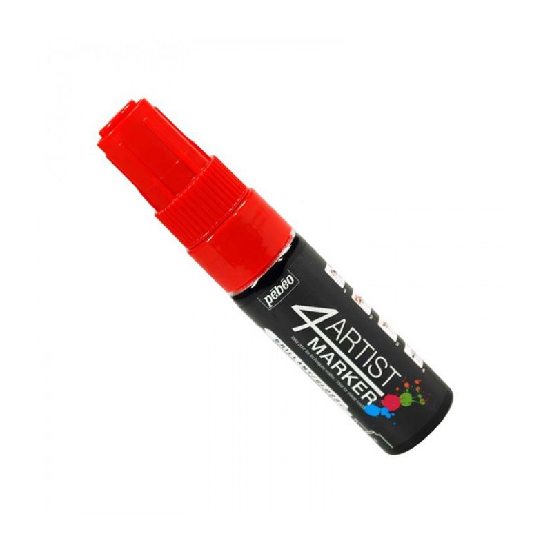 4Artist Marker Rouge pointe biseautée 8 mm