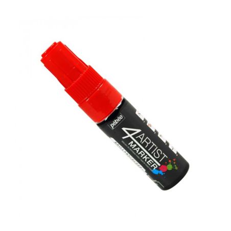4Artist Marker Rouge pointe biseautée 8 mm