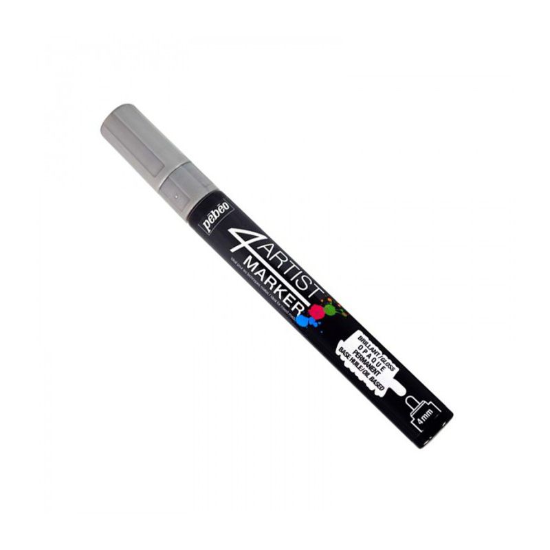 4Artist Marker Gris pointe ronde 4 mm