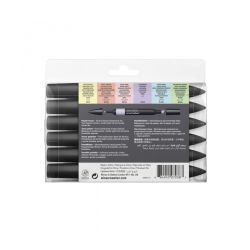 6 feutres Promarkers Tons Pastels