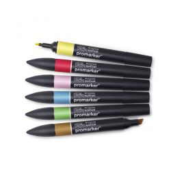 6 feutres Promarkers Tons Moyens