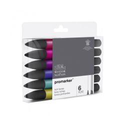 6 feutres Promarkers Tons Riches