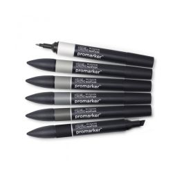 6 feutres Promarkers Tons Neutres