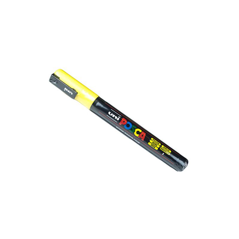 Marqueur posca pointe fine jaune