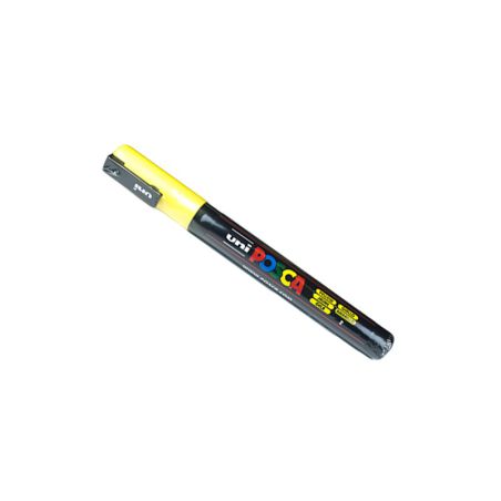 Marqueur posca pointe fine jaune
