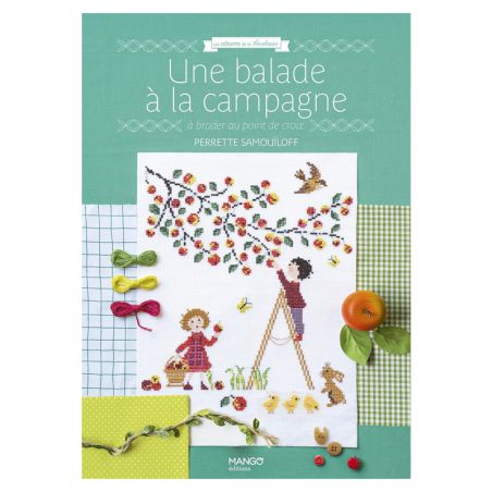 Une balade à la campagne à broder au point de croix