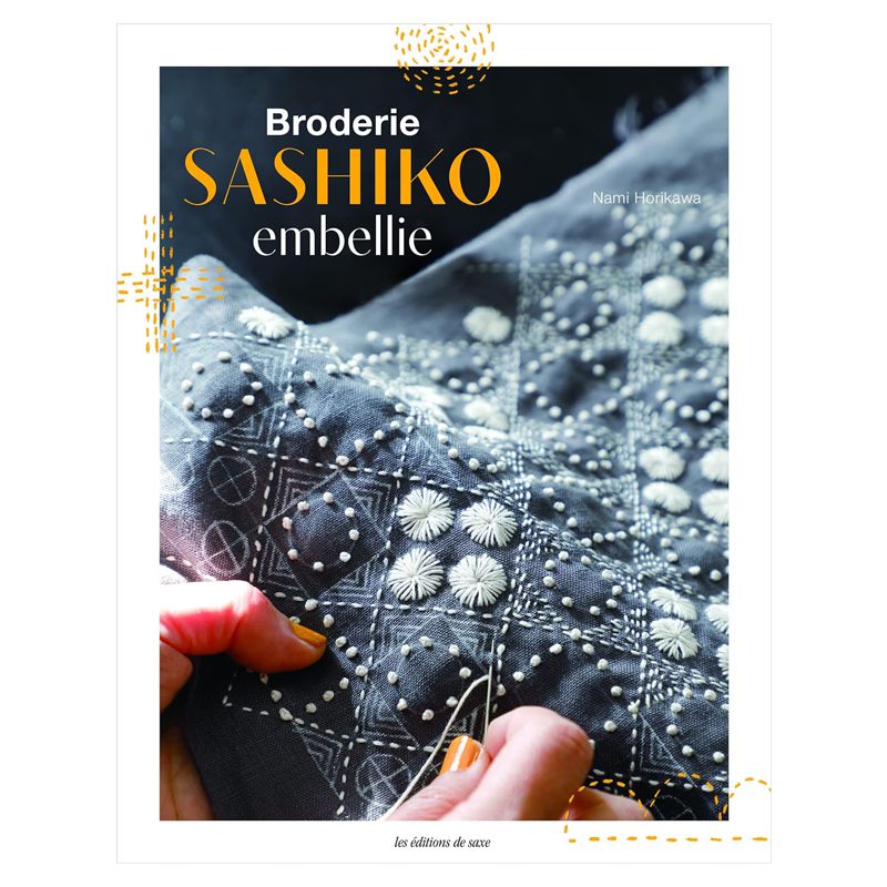 Broderie Sashiko embellie