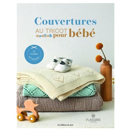 Livre - Couvertures au tricot pour bébé (20 modèles & 3 doudous)