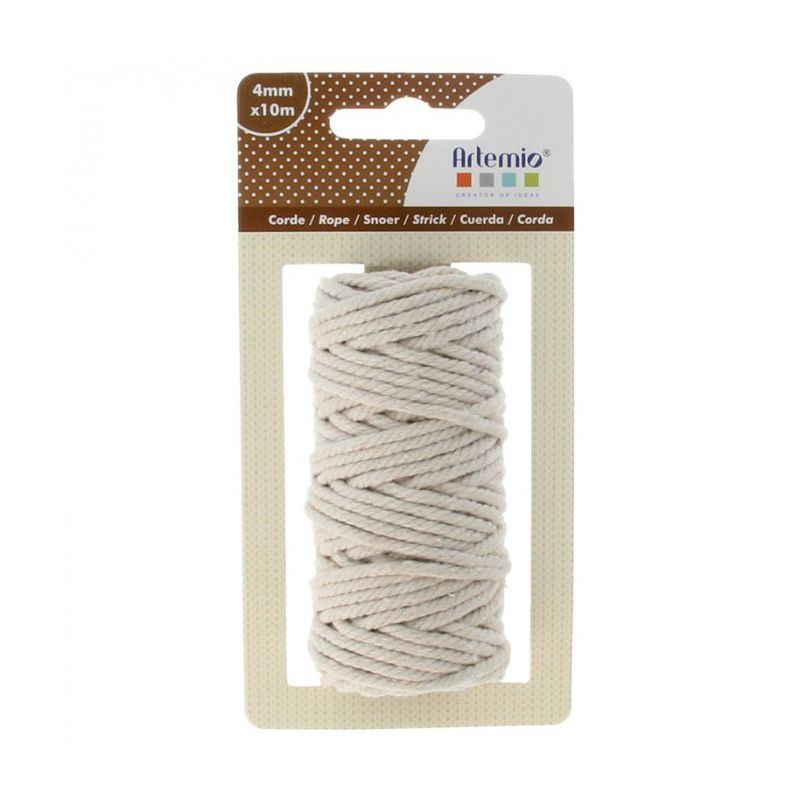 Fil de Coton Macramé Artémio - 4 mm x 10 m