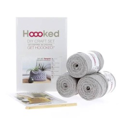 Kit Crochet Panier Revisto Grey – DIY Débutant Éco-responsable