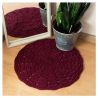 Kit Crochet Tapis Mandala RibbonXL Marron Rouille