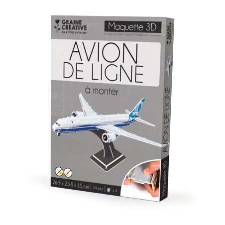 Maquette Avion de Ligne - Graine Créative