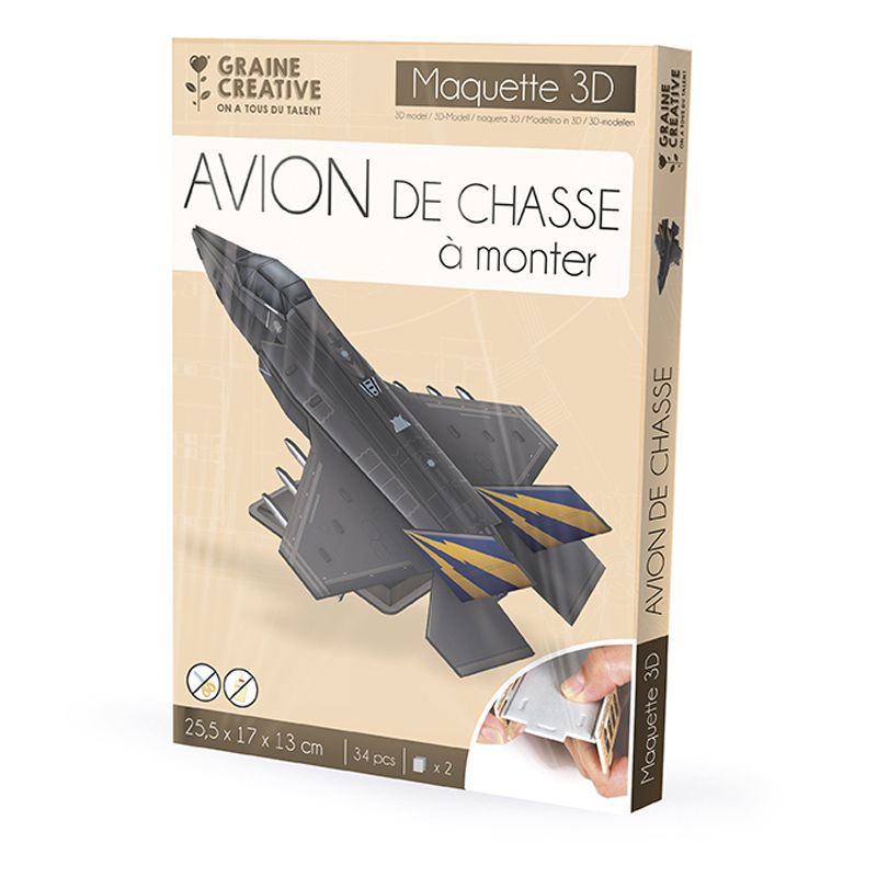 Maquette Avion de Chasse - Graine Créative
