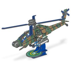 Maquette Hélicoptère de Combat - Graine Créative