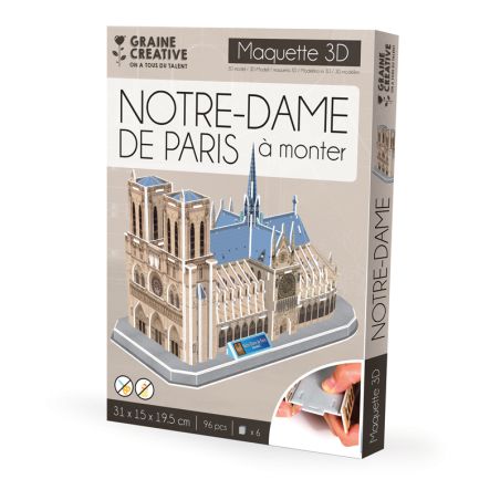 Maquette Notre Dame de Paris - Graine Créative