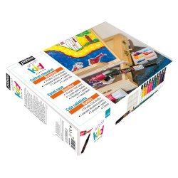 Coffret Chevalet Artist Kid Pébéo – Set Peinture Acrylique pour Enfants