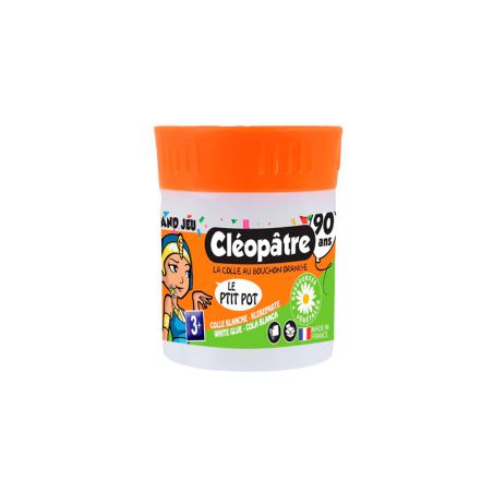 Pot de Colle Blanche Cléopâtre en Pâte 35g