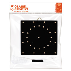 🖼️ Tableau String Art Rosace 11x11 cm – Kit DIY Graine Créative