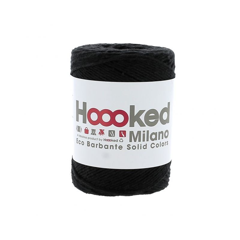 Fil Eco Barbante Milano 200g – Coton Recyclé Noir