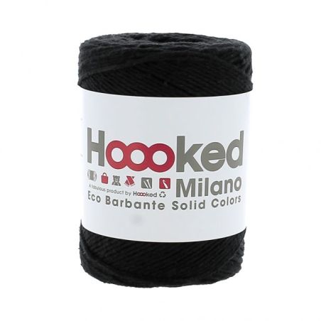 Fil Eco Barbante Milano 200g – Coton Recyclé Noir