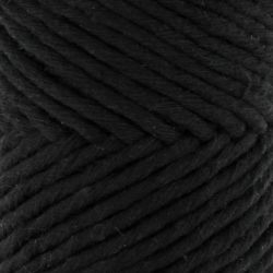 Fil Eco Barbante Spesso Chunky Cotton 200g - Noir