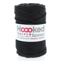Fil Eco Barbante Spesso Chunky Cotton 500g - Noir