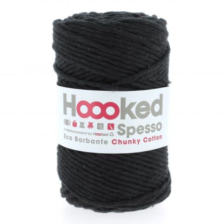 Fil Eco Barbante Spesso Chunky Cotton 500g - Noir