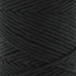 Fil Eco Barbante Spesso Chunky Cotton 500g - Noir