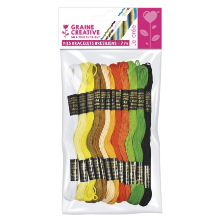 12 Echevettes "Ethnique" Graine créative