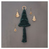 Kit Macramé Porte-Manteau Arbre de Noël Vert – DIY Festif