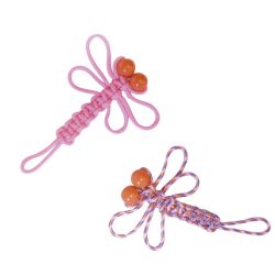 Fil paracorde Créacord Rose uni 2mmx3m Graine Créative