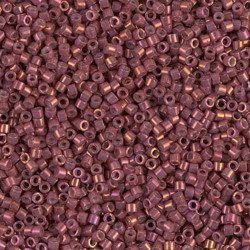 Perles Miyuki Delica 11/0 Rouge Wine Gold Luster – 4g – Ø 2,1 mm