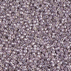 Perles Miyuki Delica 11/0 Violet Galvanized Amethyst – 3g – Ø 2,1 mm